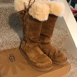 Tall Lace Up Uggs